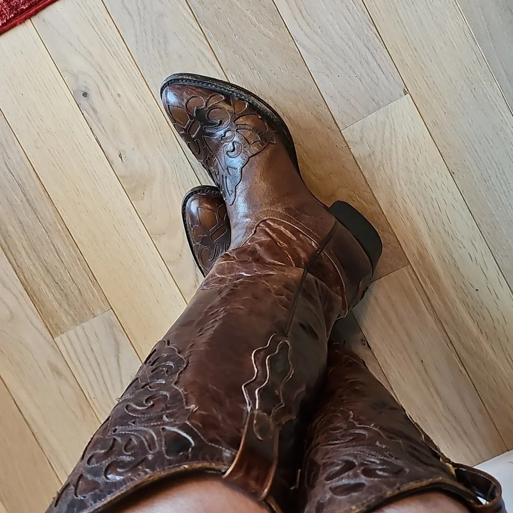 Women's Johnny Ringo Puma Brown 15" Boots JRS806-14 Womens 8.5 - Picture 14 of 15